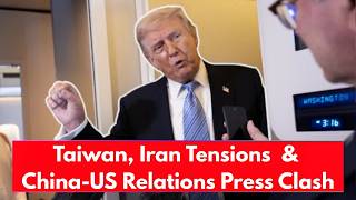 Trump Reveals Private Talks With Xi on Taiwan, Iran, AI & War During Air Force One Press Conference