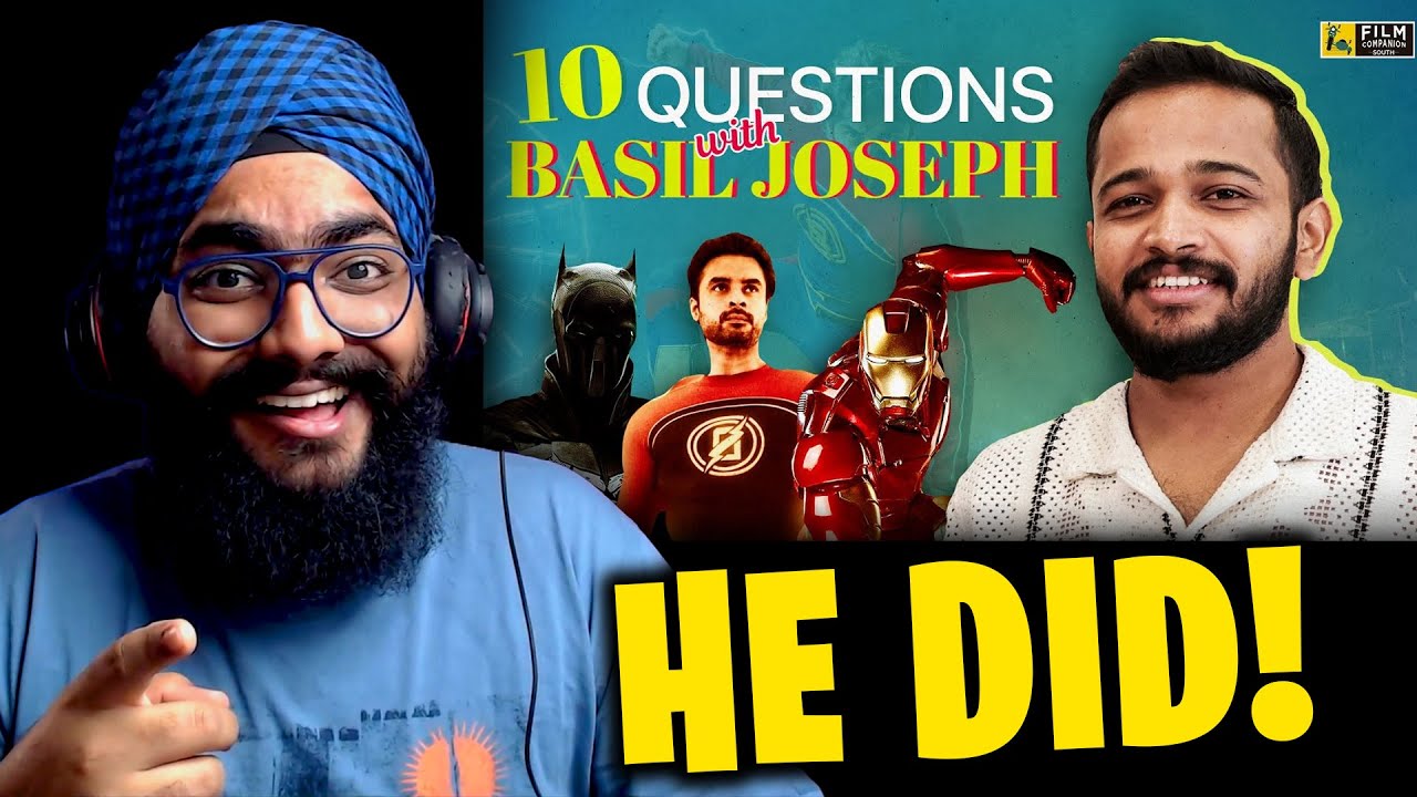 10 Questions With Basil Joseph video REACTION YouTube
