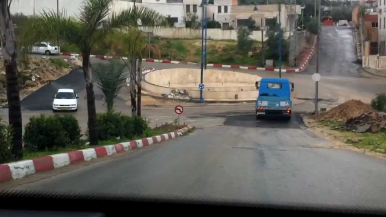 قلقيلية في يوم غائم