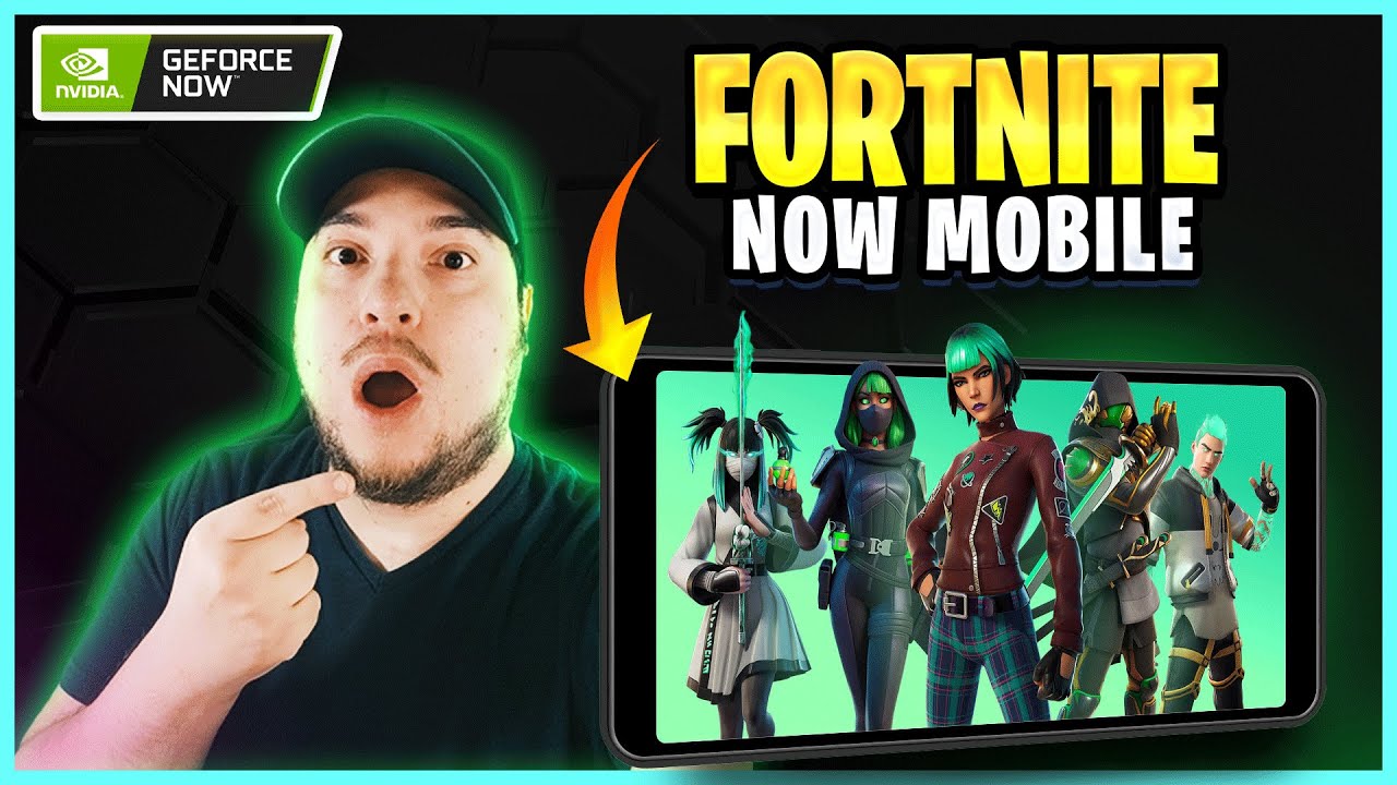 GeForce NOW Fortnite Mobile with Touch