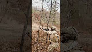 Awesome fire fight in Ukraine #war #warfootage #Ukraine #operator #sniper #garandthumb