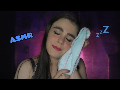 ASMR - Toalha Fofa Em Você (bem relaxante e calmo) • Fluffy Towel On You (very relaxing and calm)