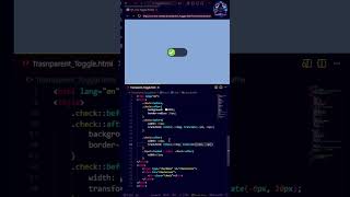 Yes No Toggle Button Design | #shorts #html #css #javascript