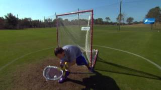 Pipe Play - Fundamentals of Goaltending Series by IMG Academy Lacrosse (4 of 6)