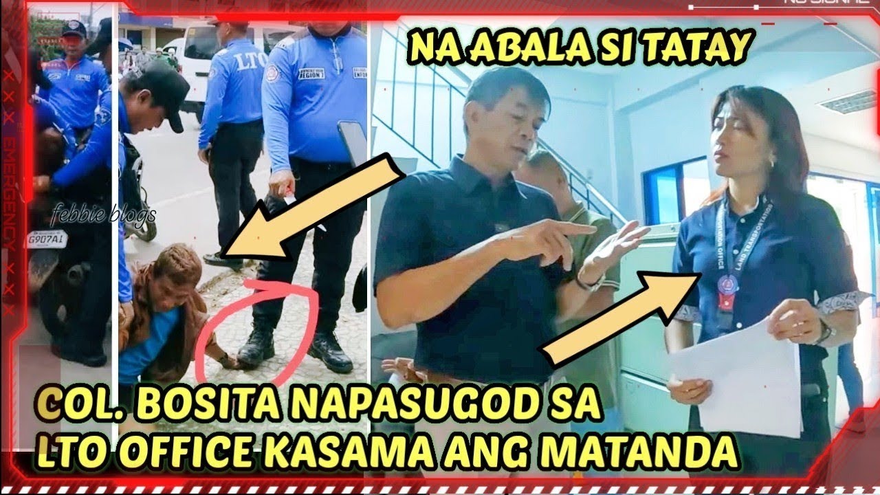 LTO ENFORCER palpak ang HULI sa MATANDA Col. Bosita to the rescue