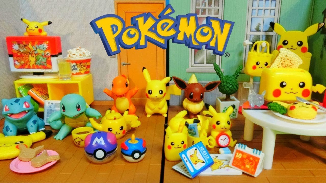 Welcome To Pikachu Room By Re Ment Pokemon Stop Motion Animation Youtube