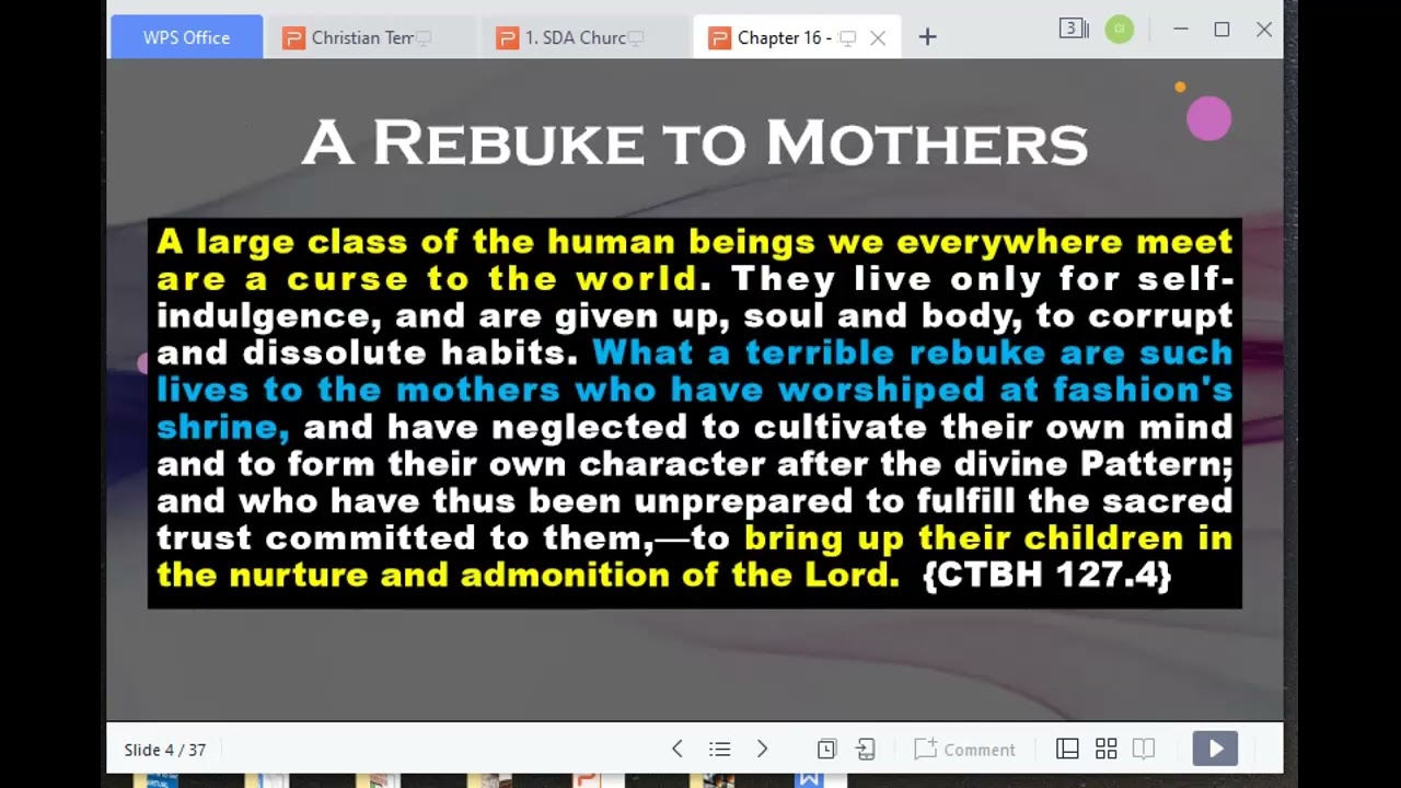 March 9, 2023   Topical Review of EGWhite Book   Social Purity