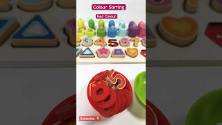 Colour Sorting | Red Colour | Educational Activities for kids