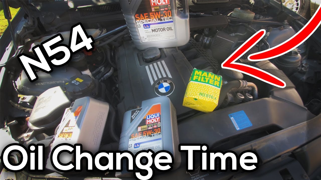 How To Change Oil On BMW N54! - YouTube