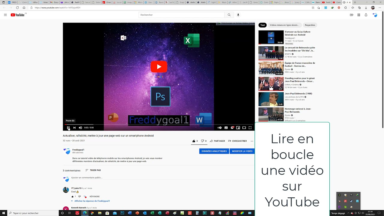 Lire en boucle une vidéo sur YouTube - YouTube