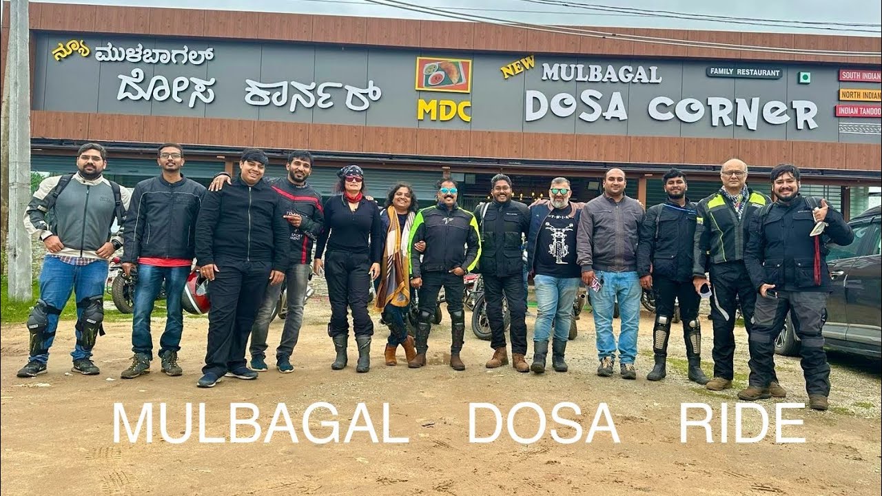 MULBAGAL DOSA RIDE || Weekend trips from Bangalore || Kawasaki Versys 650 || RE riders.