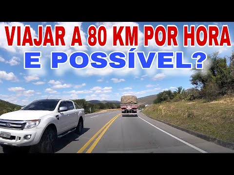 Dirigir a 80 Km por hora na rodovia, entenda os períodos