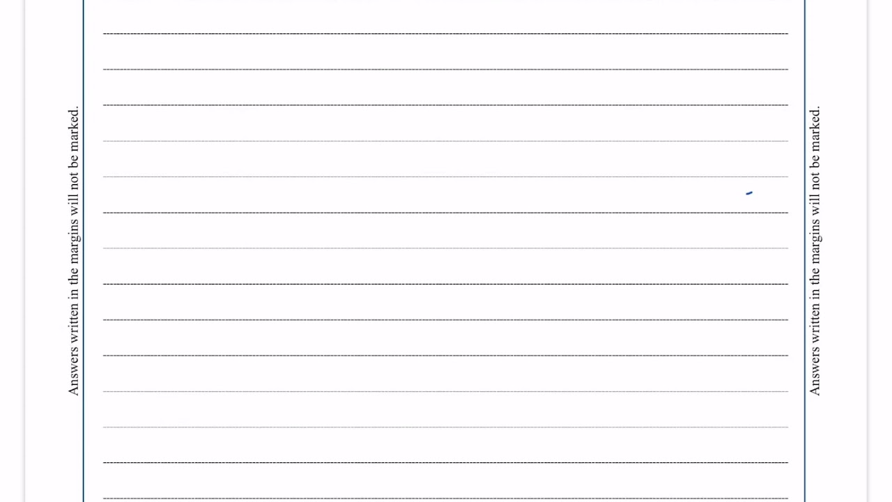 1920 mock exam paper1 Q18(a)(b) YouTube