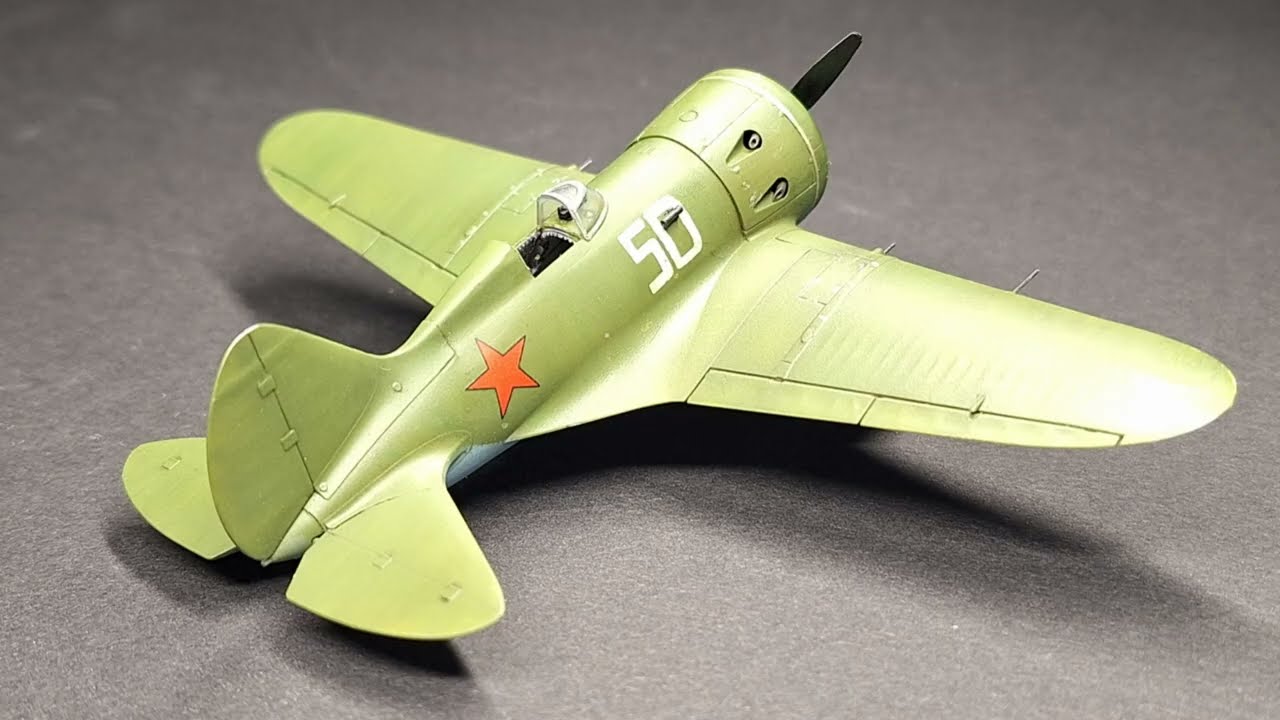 Сборка модели И-16 в масштабе 1/72. Готово.