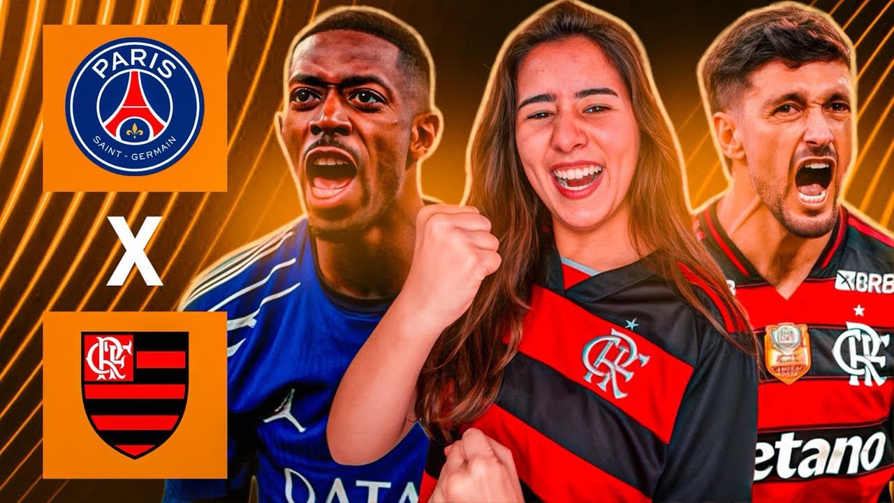 FLAMENGO X PSG AO VIVO!!! REAÇÃO FLAMENGUISTA