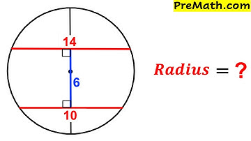 Can you find the Radius of the Circle? | (Chords) | #math #maths #geometry
