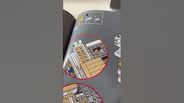 Illegal building technique on Lego Titanic?#lego#legosets#question#shorts