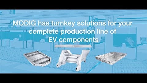 For complete finish-machining EV-structures and battery enclosures - Mega castings - MODIG