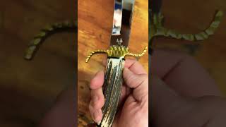 A Fixed Blade Knife That Will Make You Rock &amp; Roll All Night! #edc #cutlery #blade #bowieknife