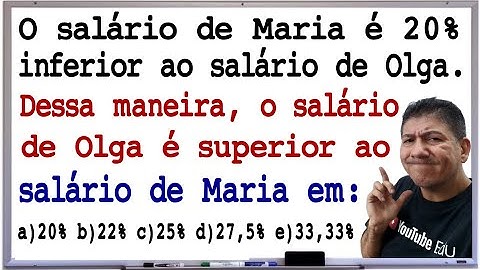 PROBLEMA DE CONCURSO COM PORCENTAGEM - Prof Robson Liers - Mathematicamente