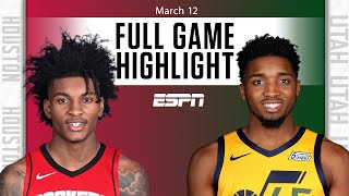 Houston Rockets vs. Utah Jazz [FULL GAME HIGHLIGHTS] | NBA on ESPN