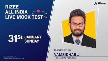 JEE Mains 2021/2022 | Rizee All India Mock Test Analysis | Previous Year Paper Analysis | Rizee