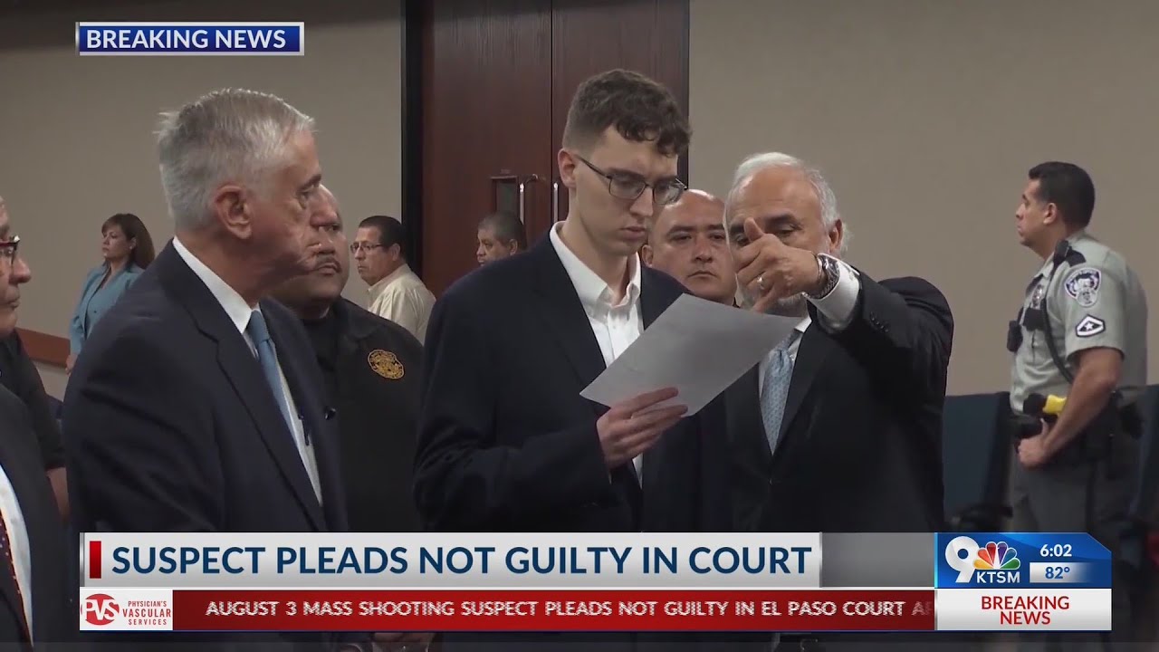 El Paso Walmart shooting suspect pleads ‘not guilty’ in court ...