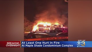 At Least 1 Injured After Flames Erupt At Maple Shade Condo Complex