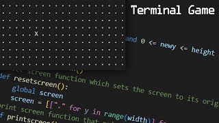Simple WASD Terminal Game in Python Net Worth