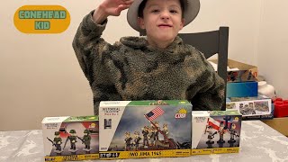 Unboxing the COBI Iwo Jima 1945 Set! Iconic WWII Build &amp; Epic Minifigs - Toy Soldiers - Army Men