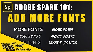can i add fonts to adobe spark can i add fonts to adobe spark
