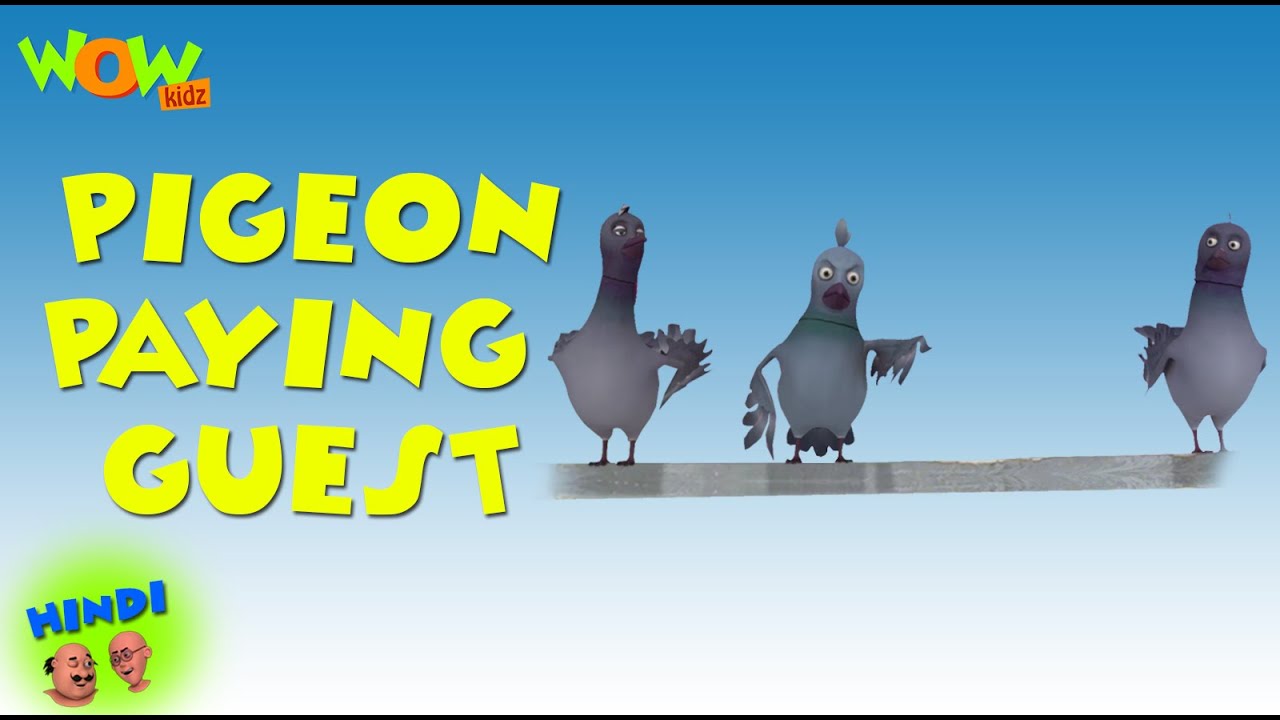 Pigeon Paying Guest - Motu Patlu in Hindi WITH ENGLISH, SPANISH & FRENCH SUBTITLES