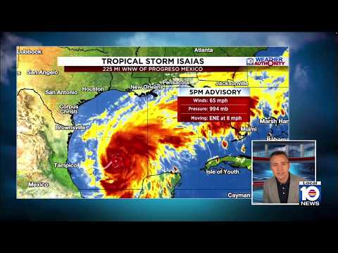 Isaias to rapidly strengthen to a near-major hurricane