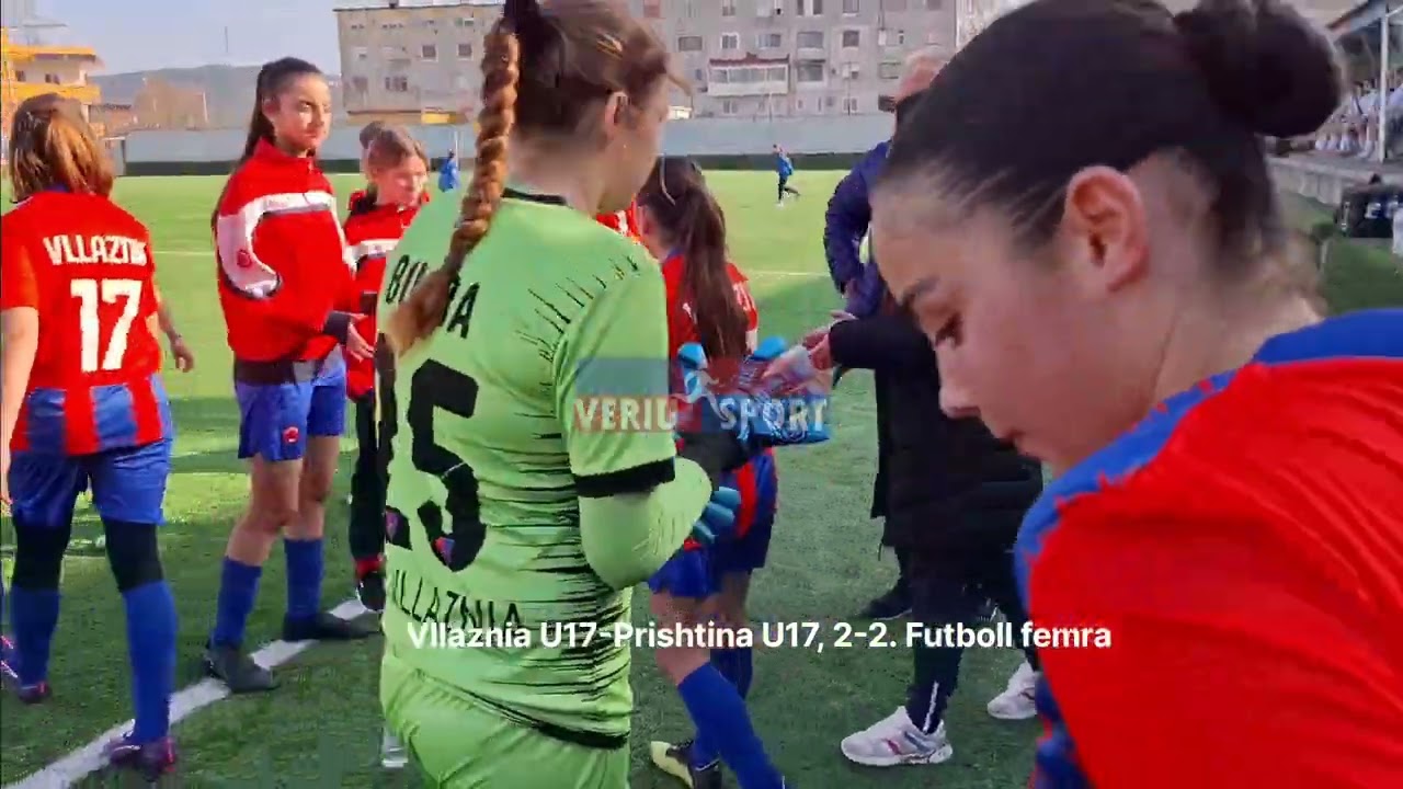 Vllaznia U17-Prishtina U17, 2-2. Përmbledhje e miqësores futboll femra. Stadiumi “R. Rusi” Shkodër