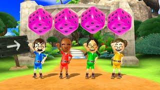 Wii Party Board Game Island - Mario Vs Eduardo Vs Keiko Vs Midori (Expert Difficulty)