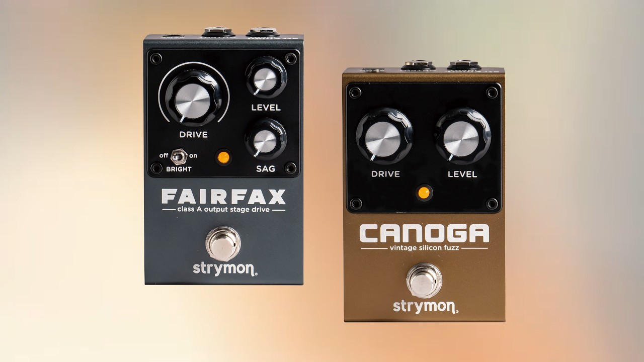 ストライモン初のアナログ・ペダル登場！ FAIRFAX & CANOGA - YouTube