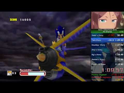 Sonic Adventure DX (Steam) - Sky Chase Act 2 - 35,650