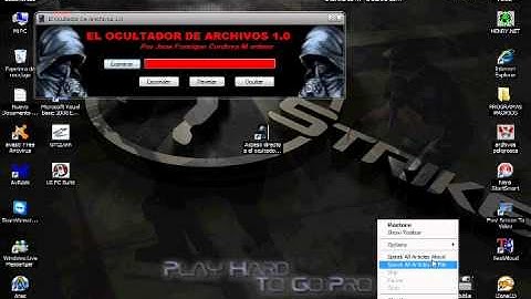 el ocultador. de archivos