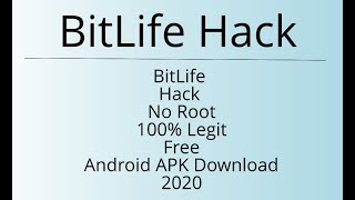 Bitlife hack!| no root| free| 100 ...
