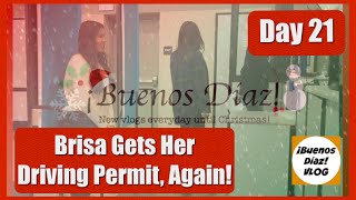 Brisa Gets Her Driving Permit, Again! Vlogmas Day 21