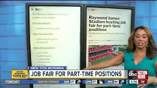 Raymond James Stadium hosting job fair for part-time positions