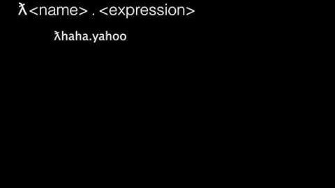 Lambda Calculus Part 1: Definitions
