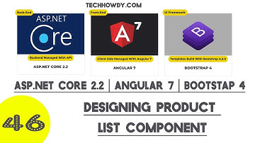 Angular 7 | Asp.Net Core | Designing Product List Component
