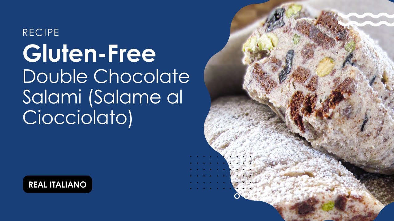 GlutenFree Double Chocolate Salami (Salame al Ciocciolato) Real