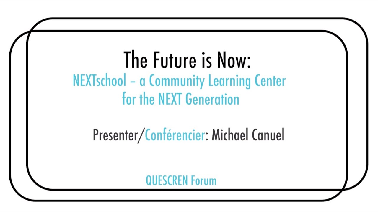 Day 1, 13:15, D - The Future is Now: NEXTschool pedagogy career