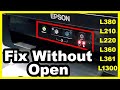 How to fix Epson Printer Red Light Blinking Problem (All "L" Series Two Red Ligh Solution)