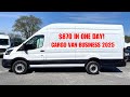 $870 in one Day - Cargo Van Business 2025
