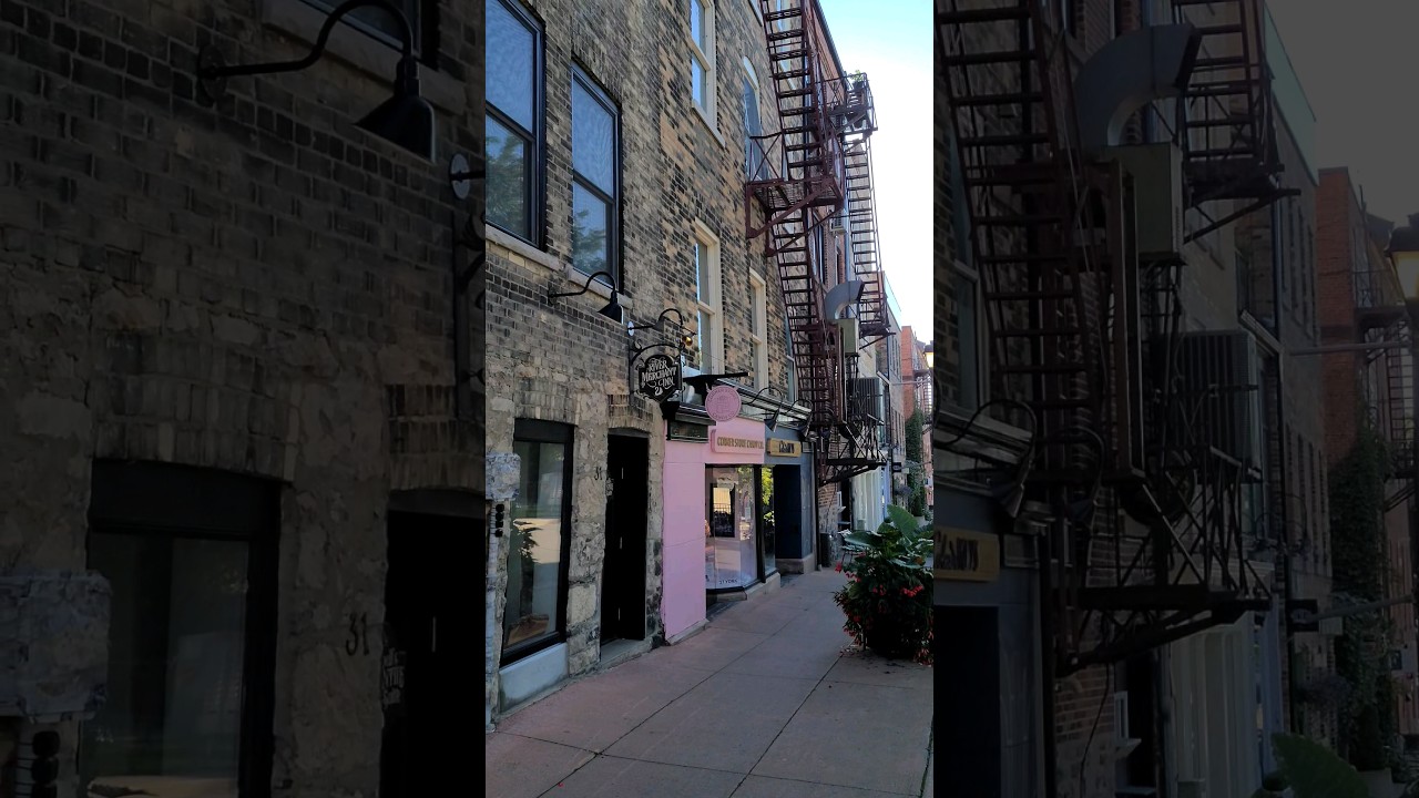 Streets in Stratford Ontario Canada look like France & European Towns 