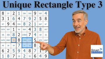 BEST Unique Rectangle Type 3 Video Ever! Sudoku Advanced Tutorial 30