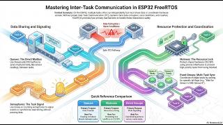 Orchestrating Multi Sensor Data Pipelines with ESP32 and FreeRTOS (English Audio & Sub)
